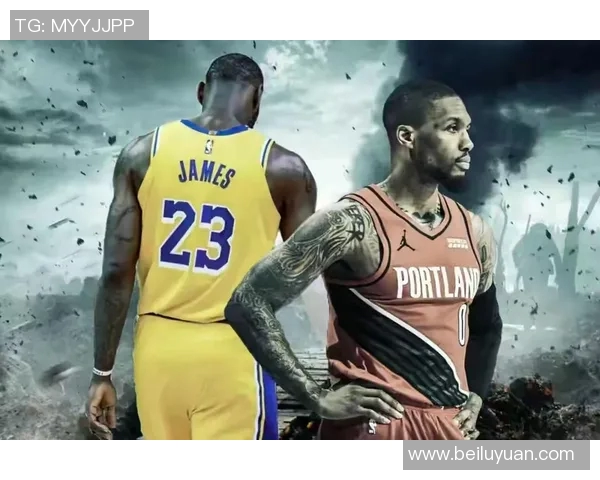 詹姆斯与利拉德对决瞬间精彩回顾与精彩图片分享